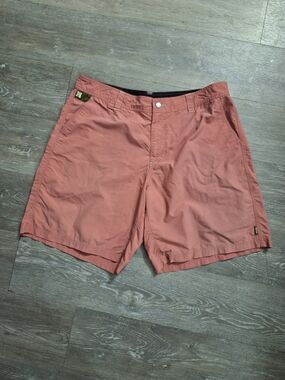 Howler Brothers Mens Salmon Color Hybird Nylon Performance Shorts